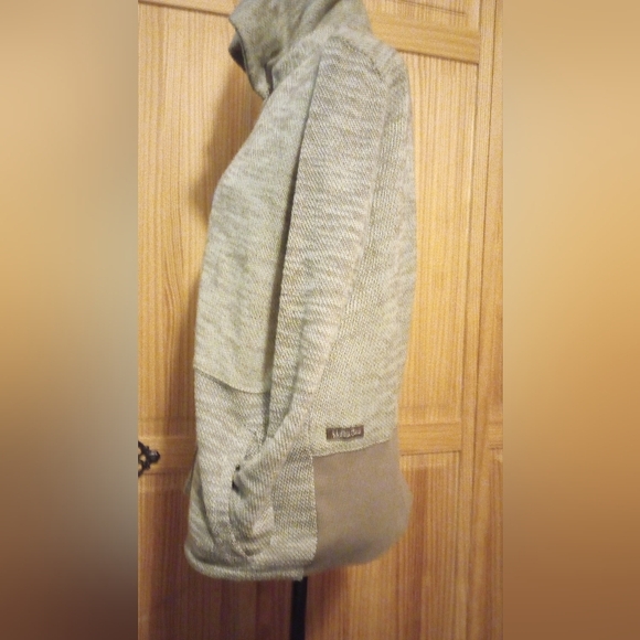 Matilda Jane Olive Zip Up with Navy Trim - Picture 4 of 11